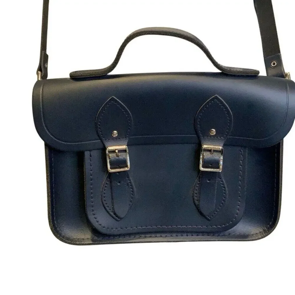 Cambridge Satchel Company 11 inch Batchel Navy